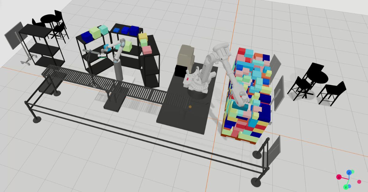 Robotic cell tackling mixed case palletizing powered by Photoneo 3D vision